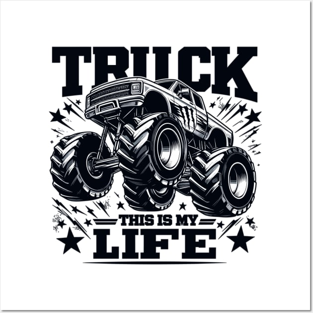 Truck this is my Life Wall Art by Vehicles-Art